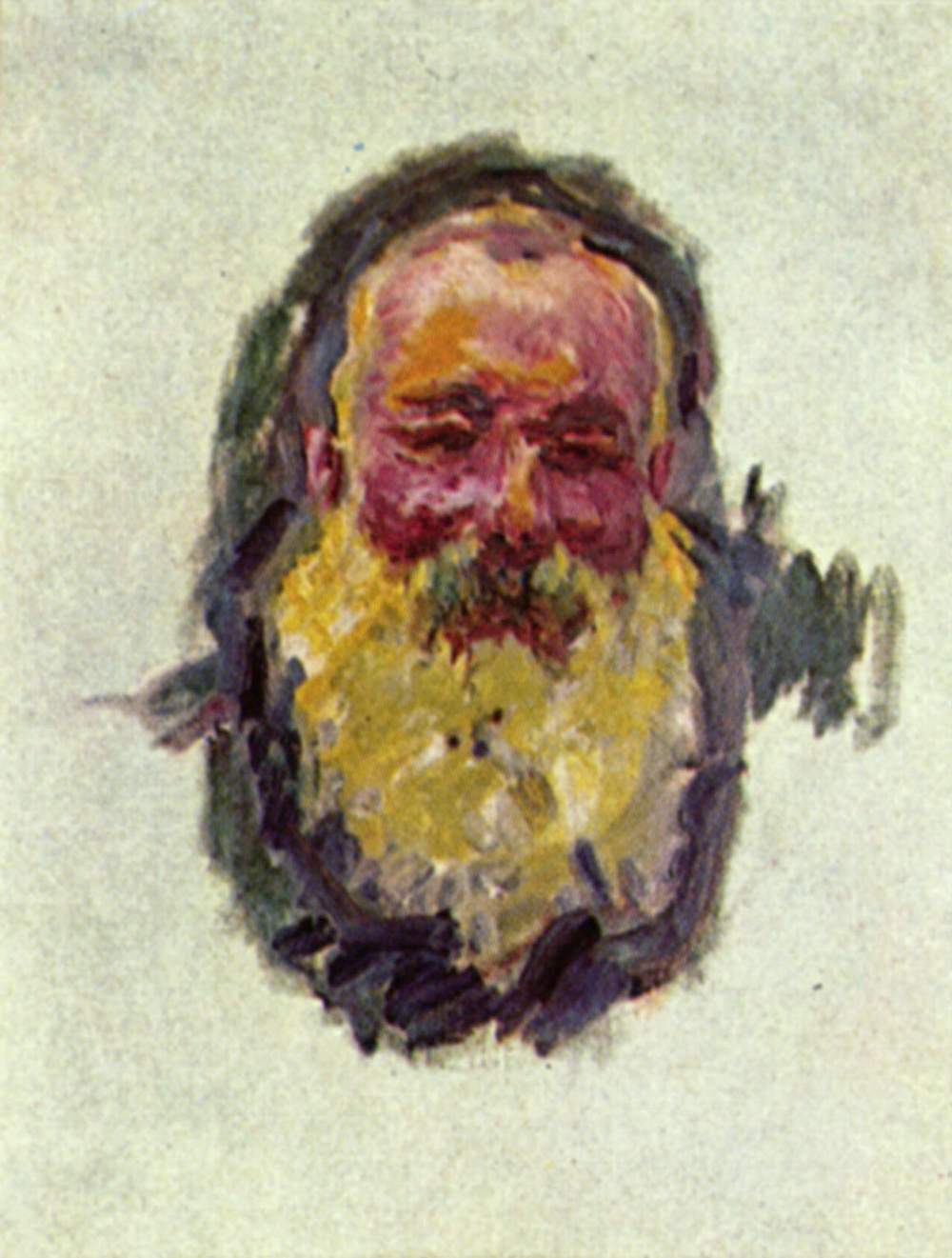 Claude Monet - autoportret z 1917 roku. Obecnie znajduje się w  Musée d'Orsay