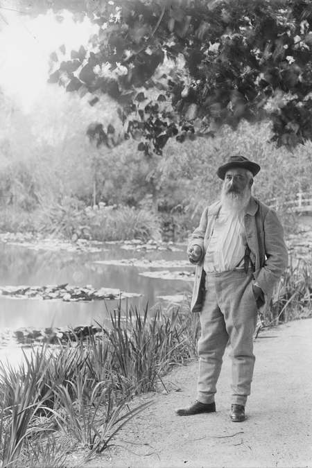 Claude Monet w Giverny - nenufary