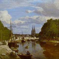 Obraz Eugène Boudine'a z 1857 roku