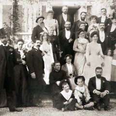 Rodzina Monet-Hoschedé 31 października 1900