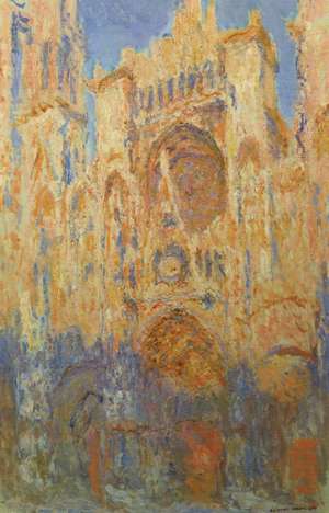 Obraz Moneta - Katedra w Rouen o zachodzie słońca
