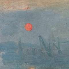 Impression, soleil levant  - Impresja, wschód słońca - detal 1