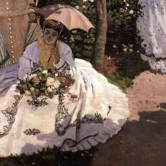 Obraz Moneta - Kobiety w ogrodzie - detal 2