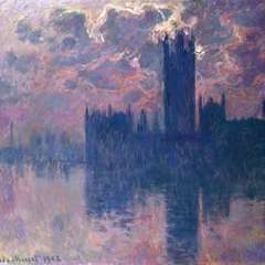 Houses of Parliament, sunset