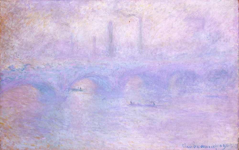 Obraz Moneta - 'Most Waterloo, efekt mgły'