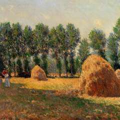 Haystacks at Giverny - 1885 - (1)