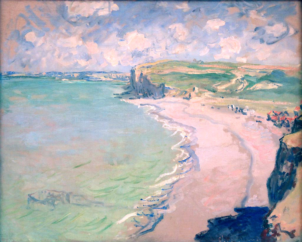 Obraz Claude'a Moneta - Plaża w Pourville